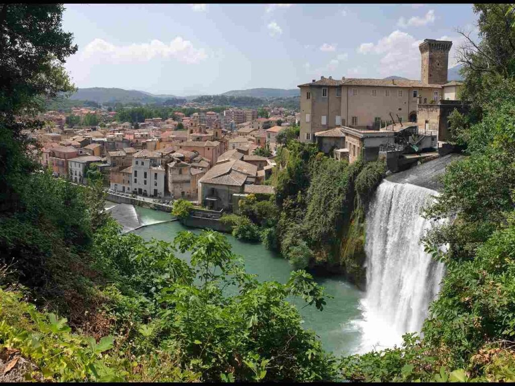 TAPPA 14-ISOLA DEL LIRI Cascata sul fiume Liri