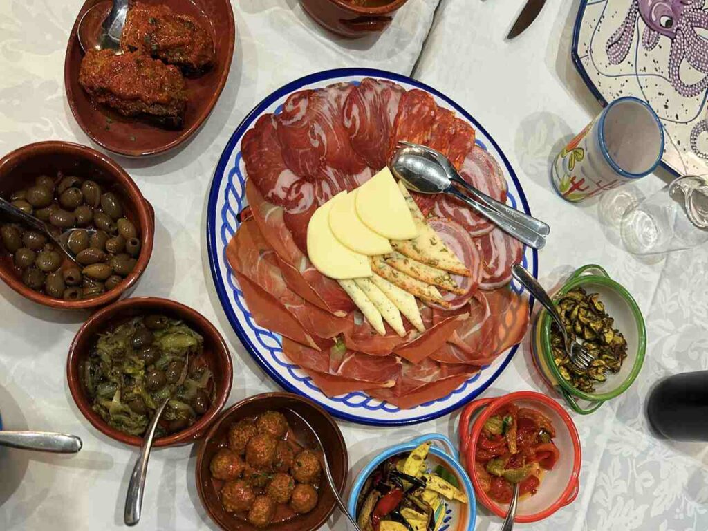 cammino san nilo food italy